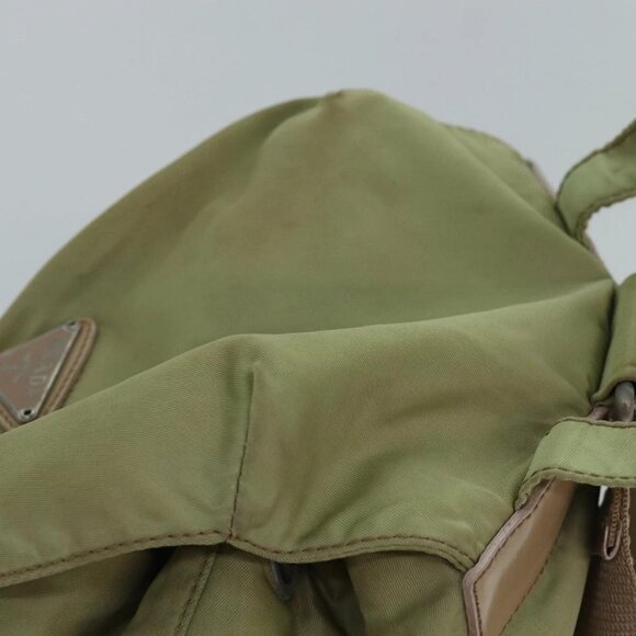 PRADA Backpack Nylon Khaki Auth - Picture 6 of 15